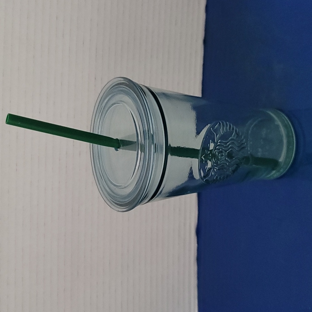 Starbucks Spain Clear Recycled Glass 16 oz Tumbler